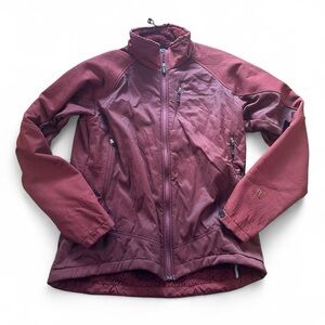 Patagonia Men’s Burgundy Sherpa-Lined Regulator Fleece Jacket Size Large